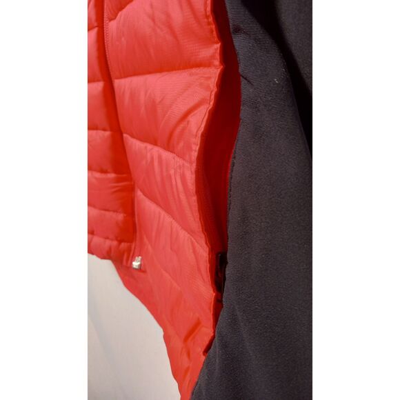 Columbia Red/Black Powder Pillow Hybrid Puffer Jacket Women's Small - Picture 14 of 16